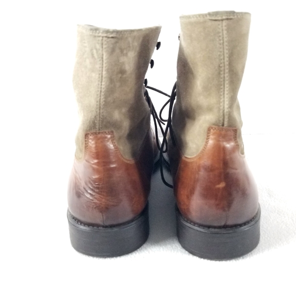 To Boot NY Adam Derrick Lace Up Boots #302304 Brown Made In Italy Size 11 - Picture 7 of 12